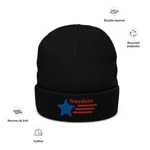Ribbed knit beanie
