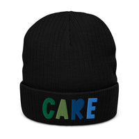 Ribbed knit beanie