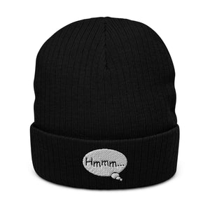 Ribbed knit beanie