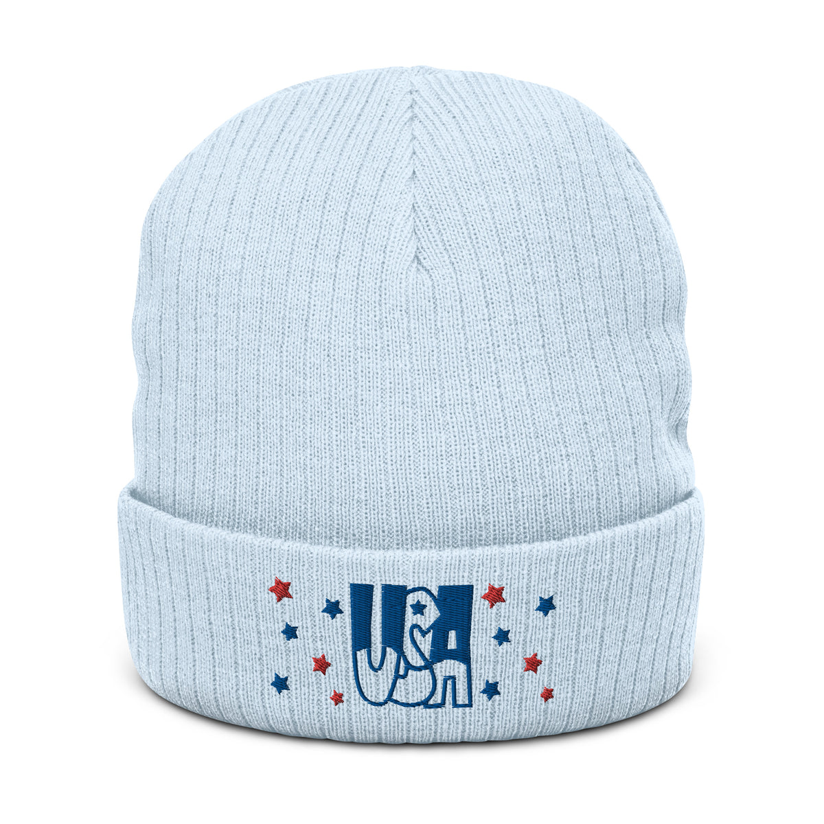 Ribbed knit beanie