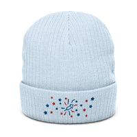 Ribbed knit beanie