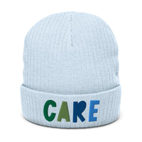 Ribbed knit beanie