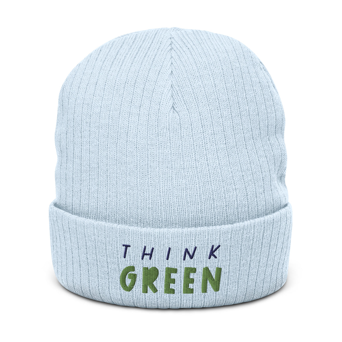 Ribbed knit beanie