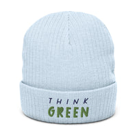 Ribbed knit beanie