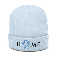 Ribbed knit beanie