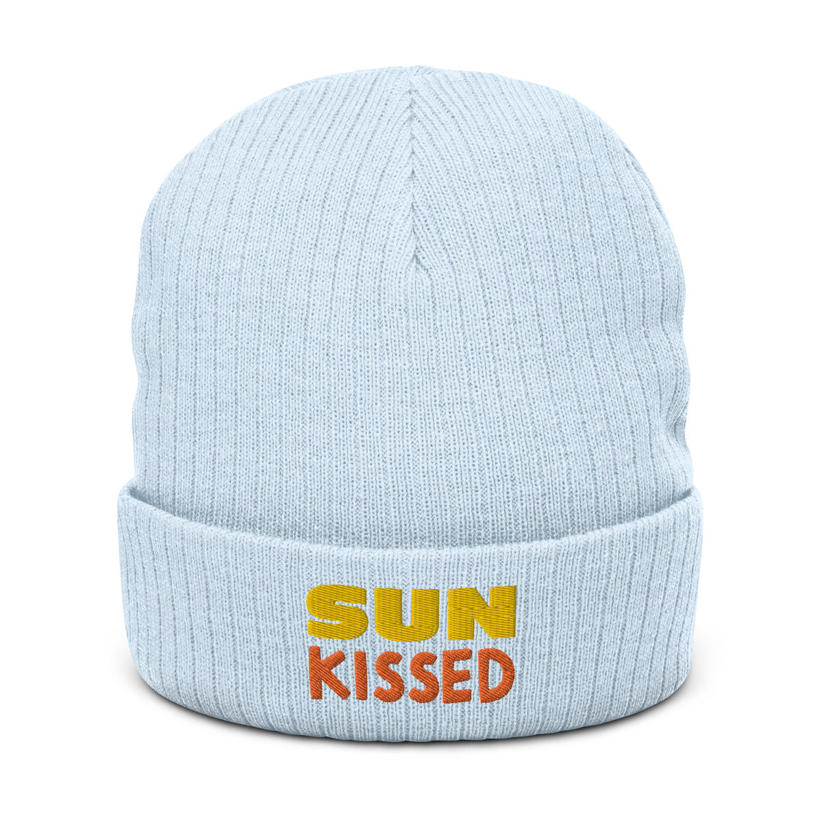 Ribbed knit beanie