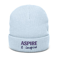 Ribbed knit beanie