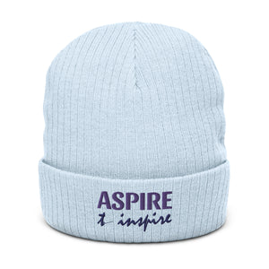 Ribbed knit beanie