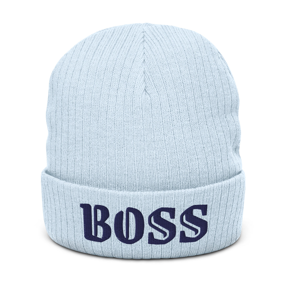 Ribbed knit beanie