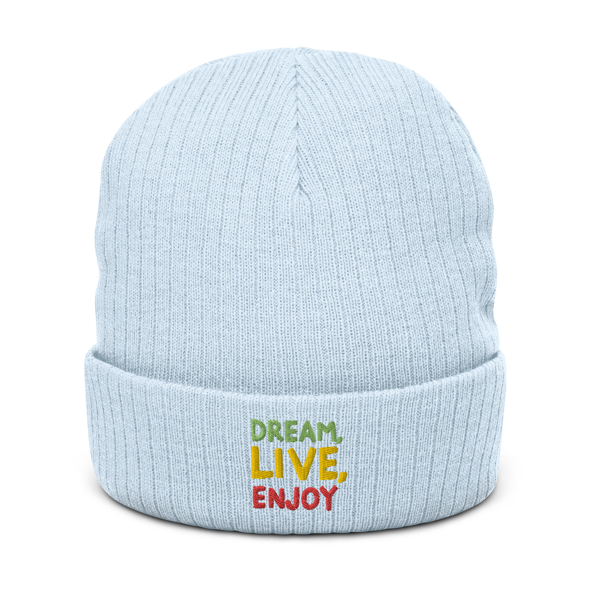 Ribbed knit beanie