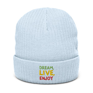 Ribbed knit beanie