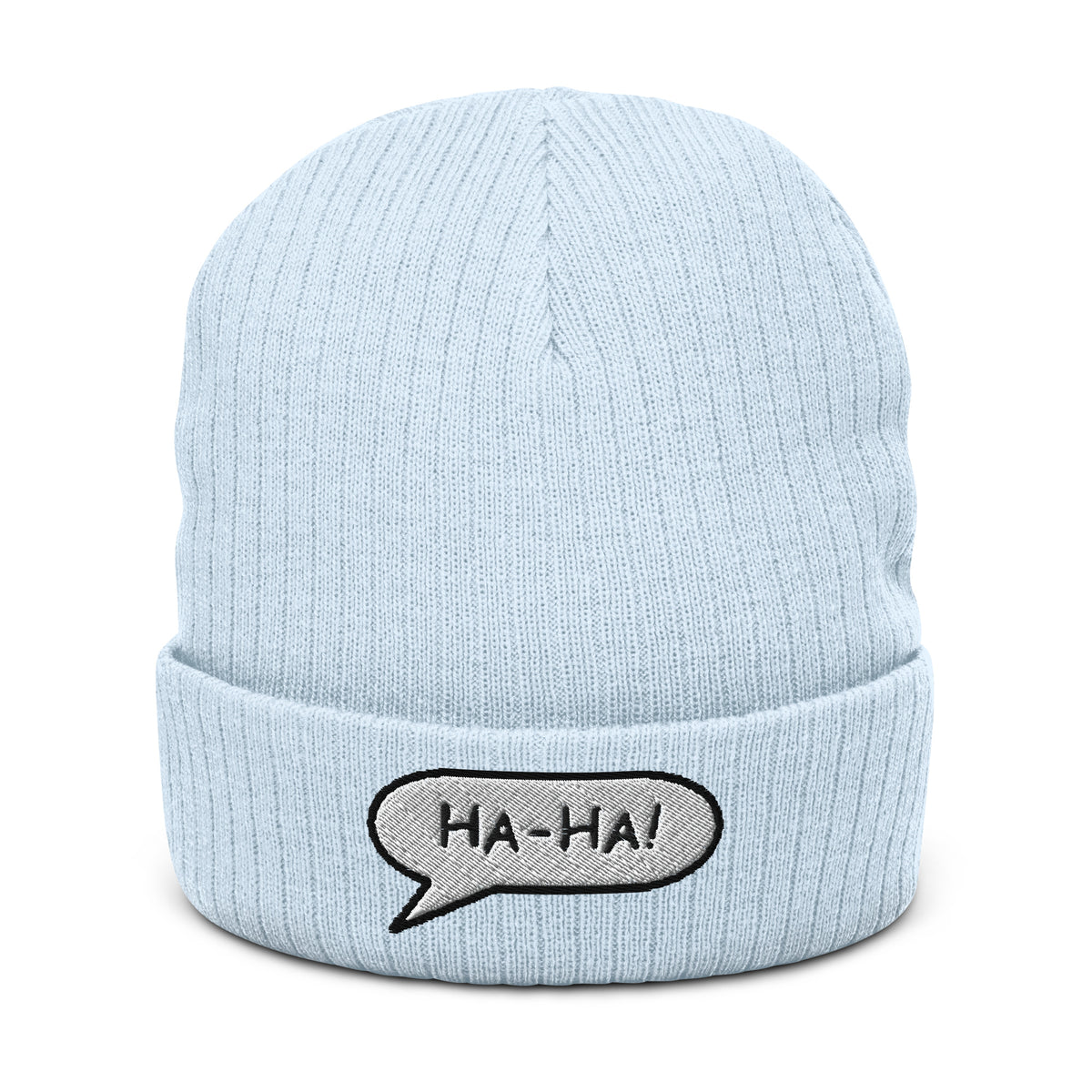 Ribbed knit beanie
