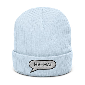 Ribbed knit beanie