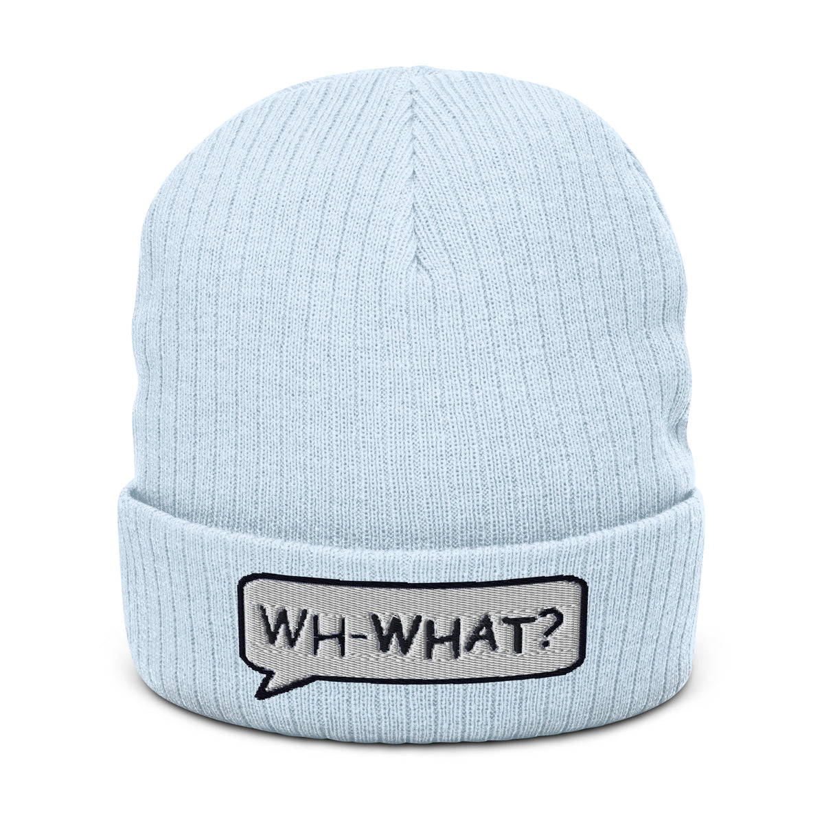 Ribbed knit beanie