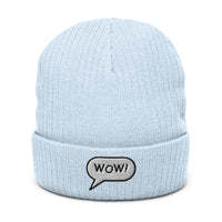 Ribbed knit beanie