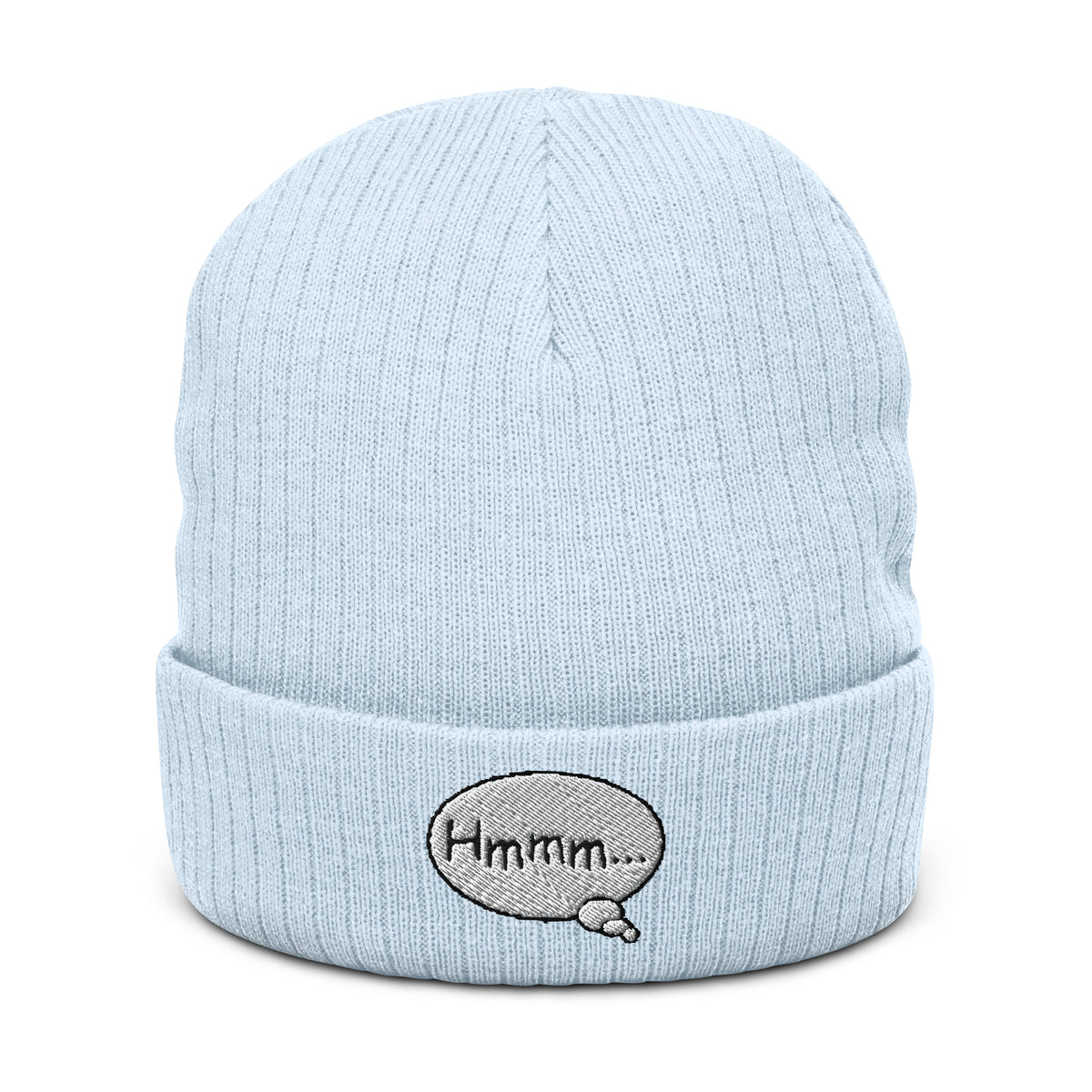Ribbed knit beanie
