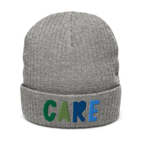 Ribbed knit beanie