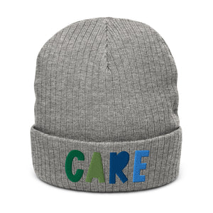 Ribbed knit beanie