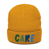 Ribbed knit beanie