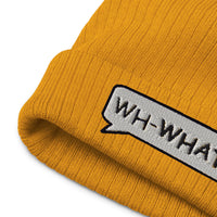Ribbed knit beanie