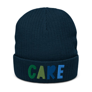 Ribbed knit beanie