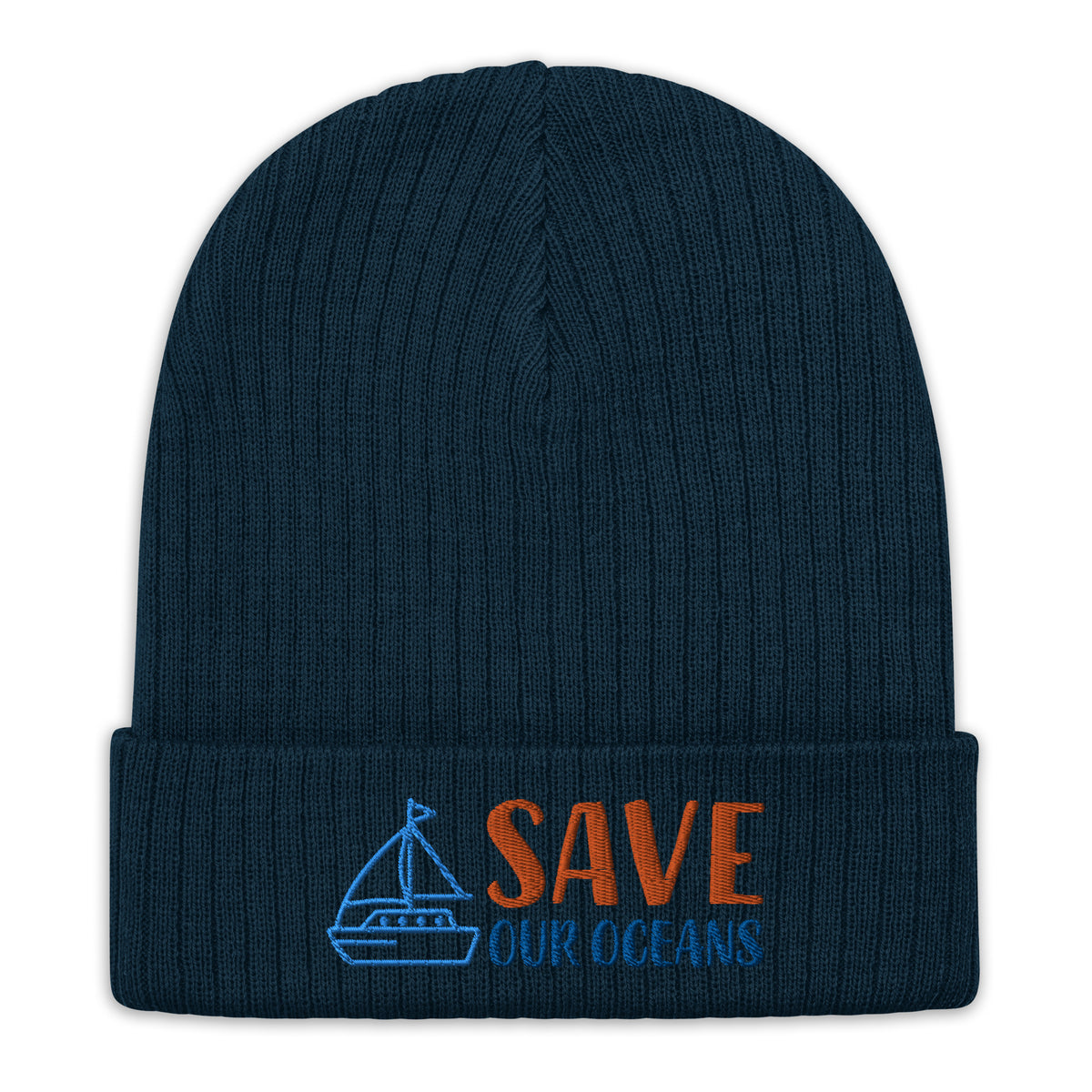 Ribbed knit beanie