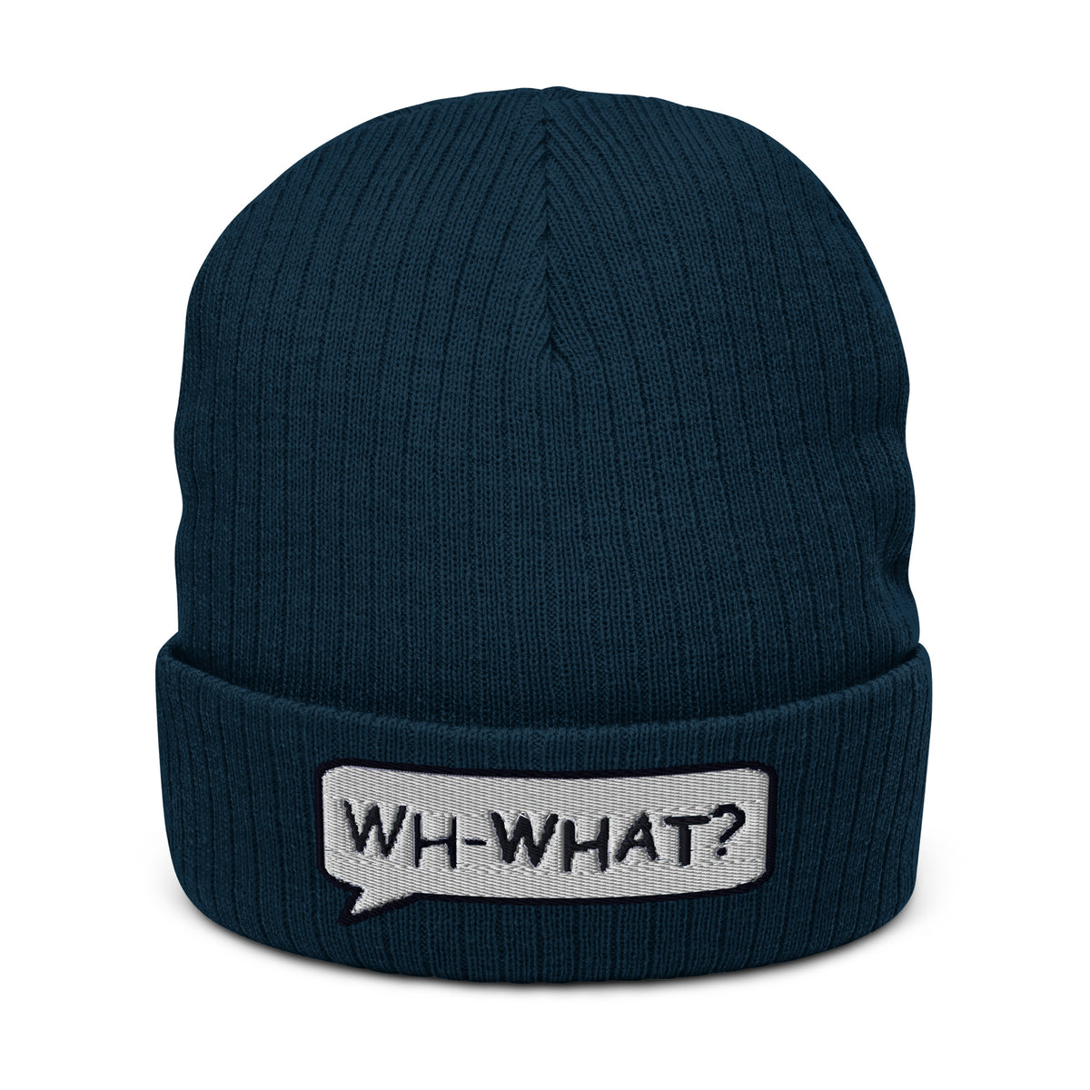Ribbed knit beanie