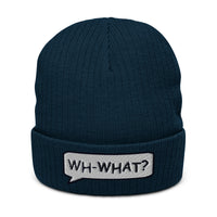 Ribbed knit beanie