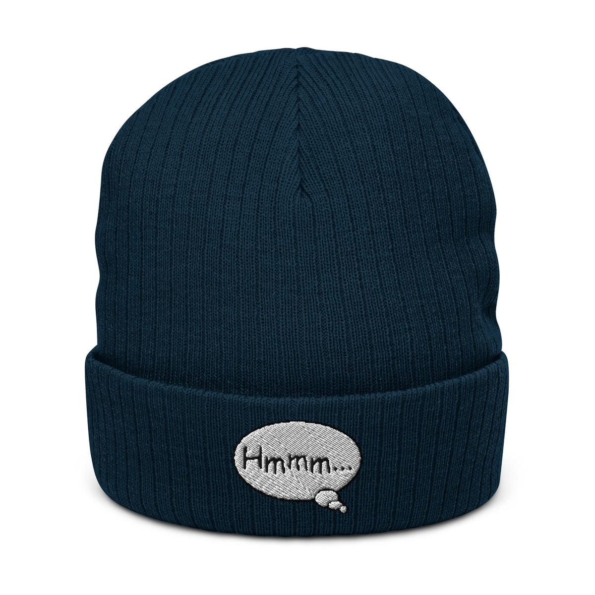 Ribbed knit beanie