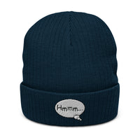 Ribbed knit beanie