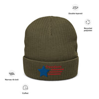 Ribbed knit beanie