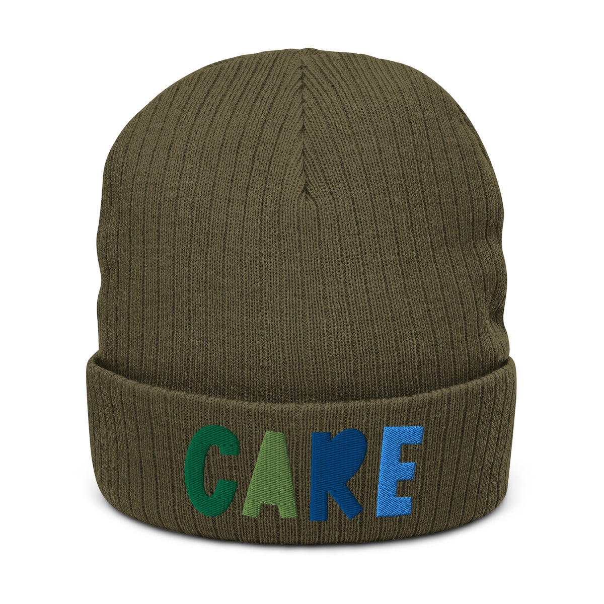 Ribbed knit beanie