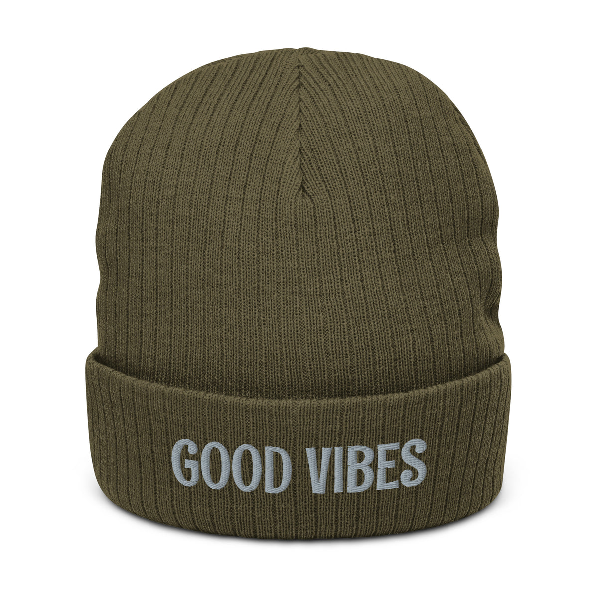 Ribbed knit beanie
