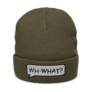 Ribbed knit beanie