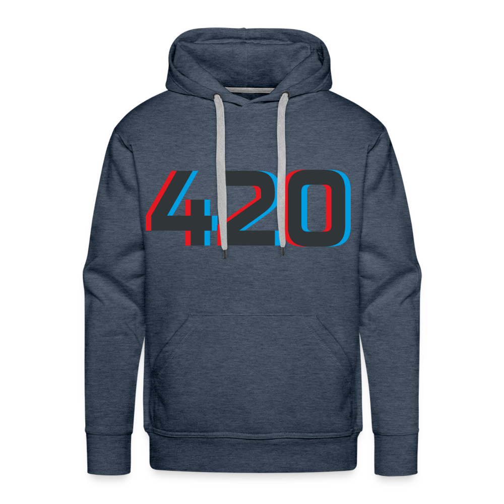 420 Premium Hoodie - heather denim