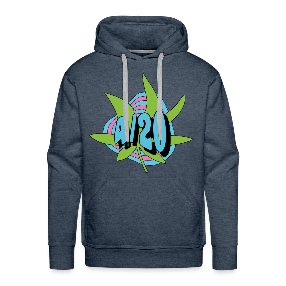 4/20 Premium Hoodie - heather denim