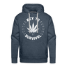 Key To Survival Premium Hoodie - heather denim