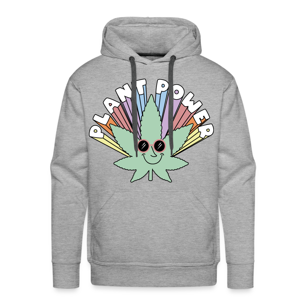 Plant Power Premium Hoodie - heather grey