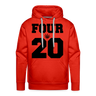 FOUR 20 Premium Hoodie - red