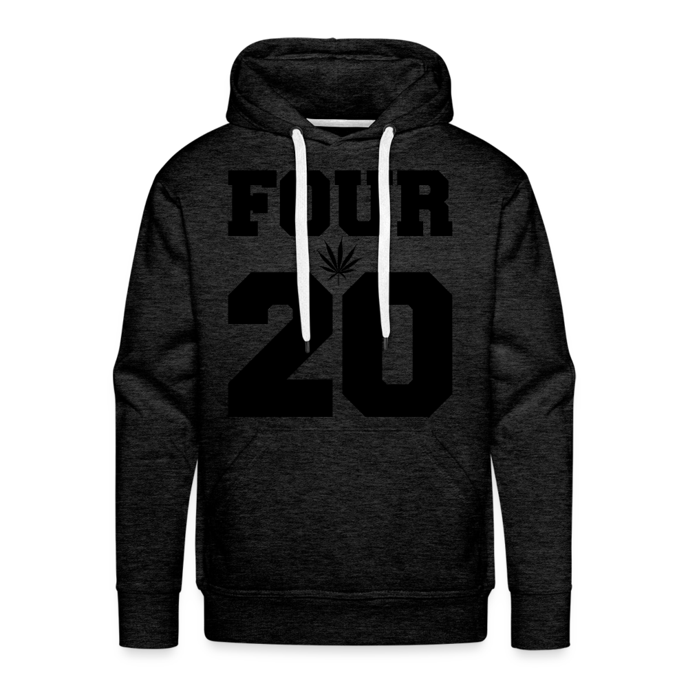 FOUR 20 Premium Hoodie - charcoal grey