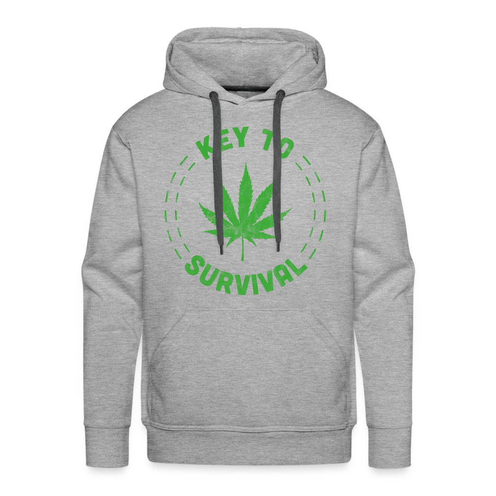 Key To Survival  Premium Hoodie - heather grey