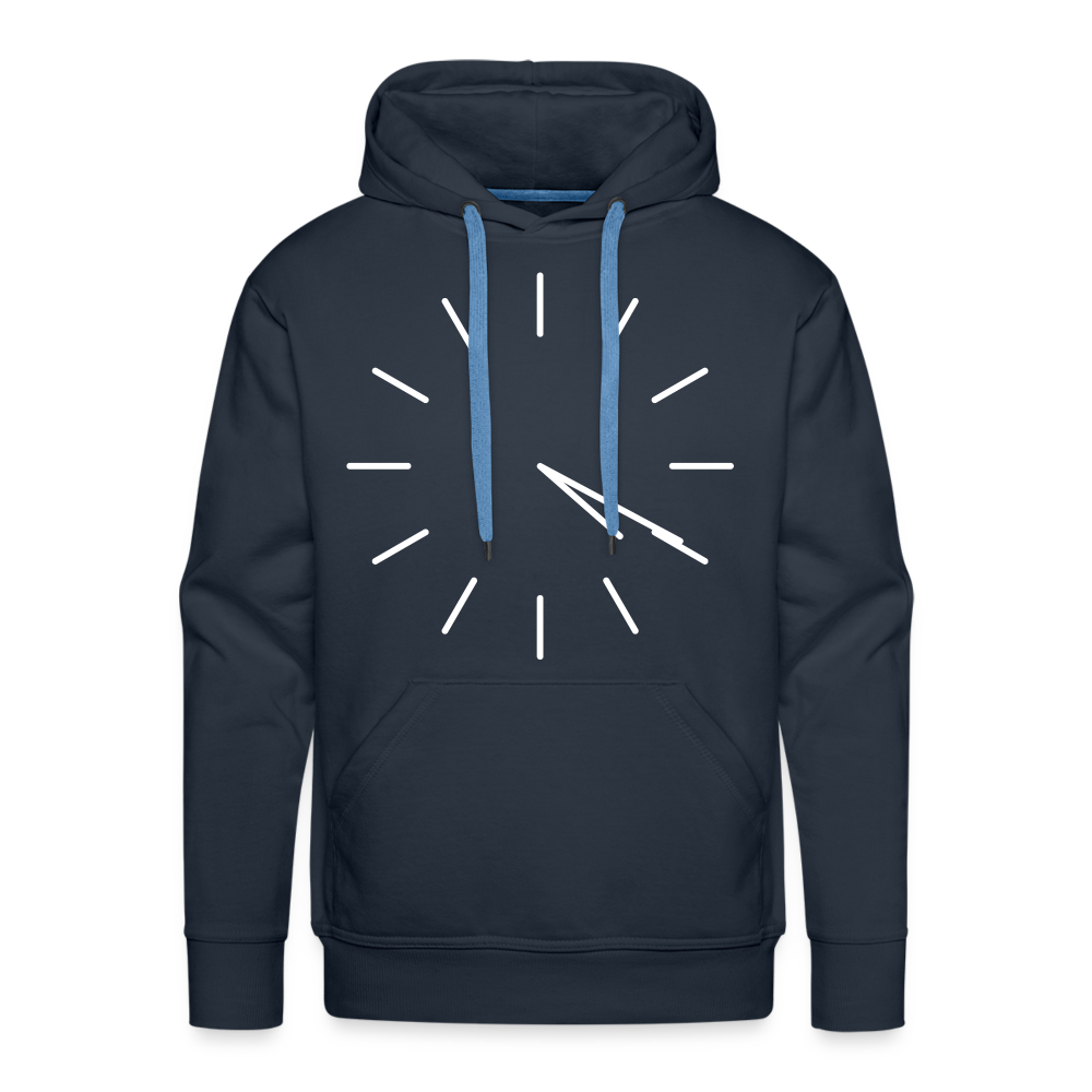 420 Clock Premium Hoodie - navy