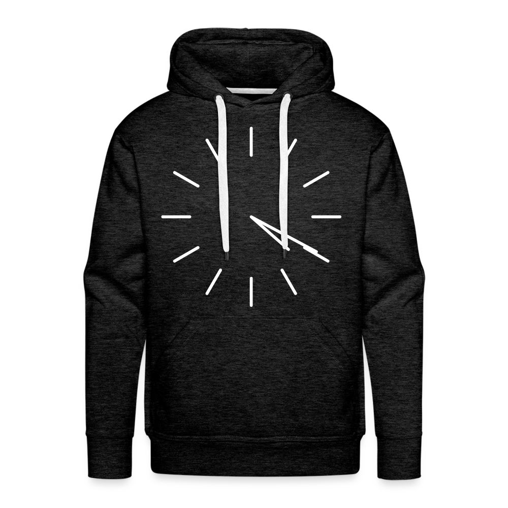 420 Clock Premium Hoodie - charcoal grey