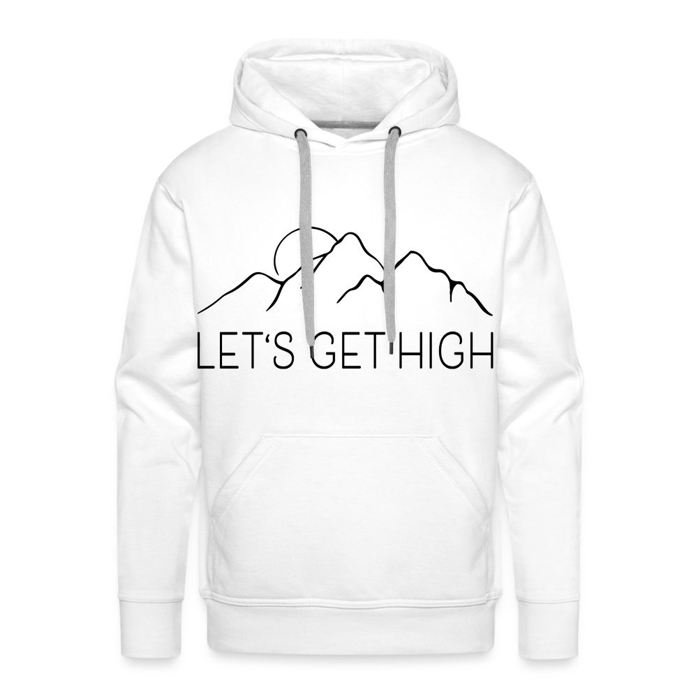 Let's Get High Premium Hoodie - white