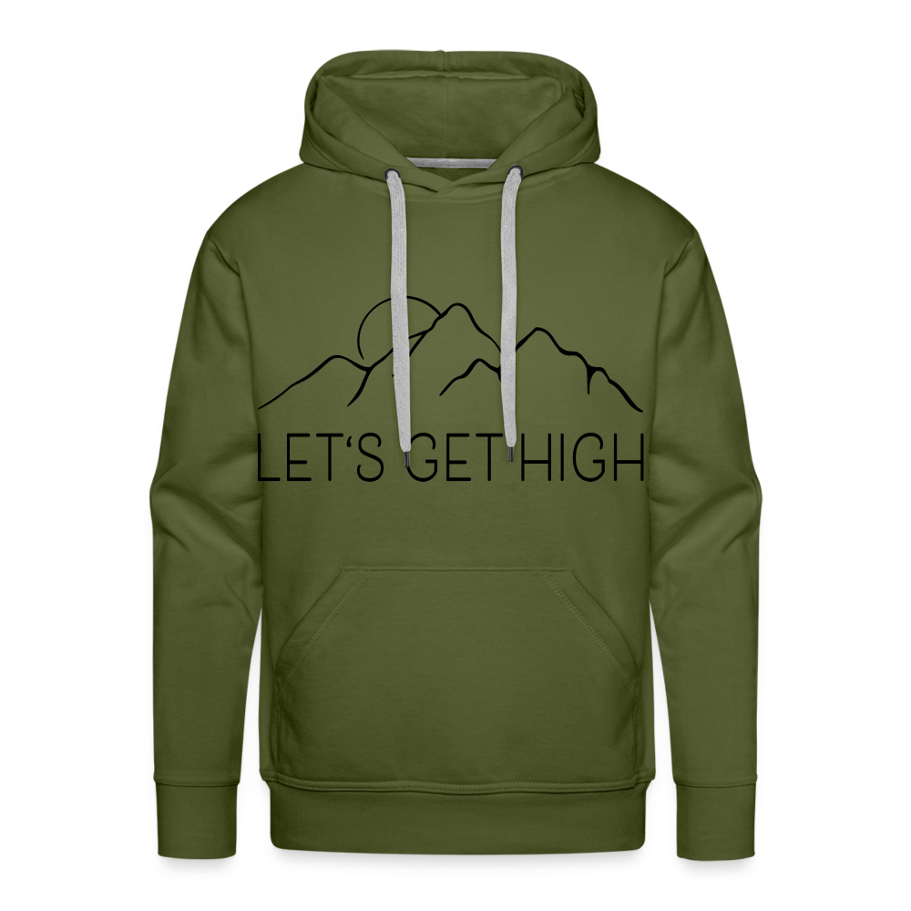 Let's Get High Premium Hoodie - olive green