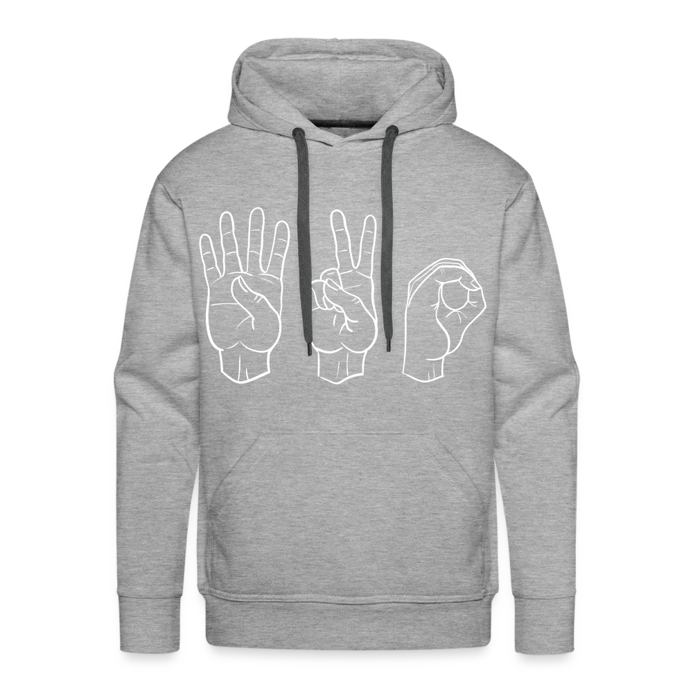 420 HANDS Premium Hoodie - heather grey