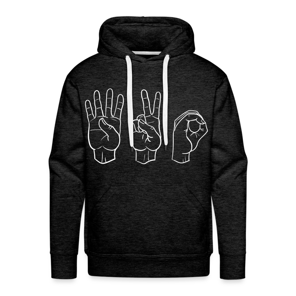 420 HANDS Premium Hoodie - charcoal grey