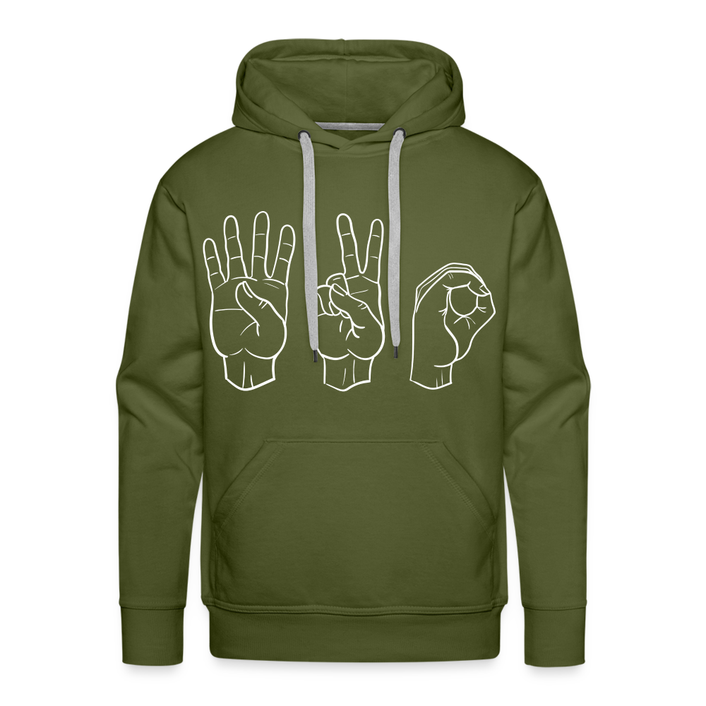 420 HANDS Premium Hoodie - olive green