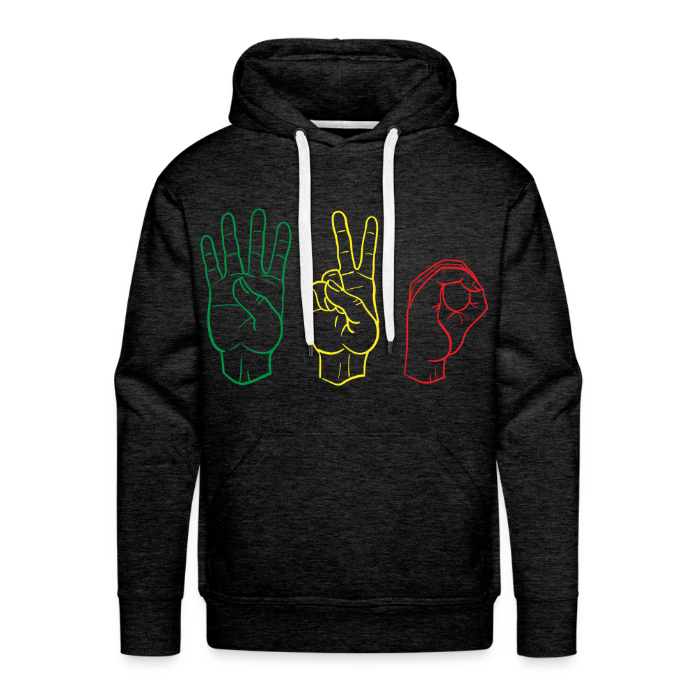 HANDS COLOR Premium Hoodie - charcoal grey