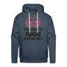 THE SUN IS Premium Hoodie - heather denim